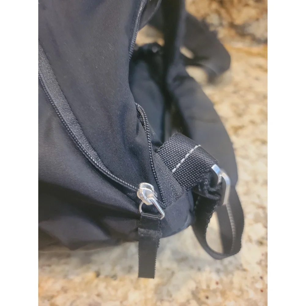 Lululemon Pack It Up Backpack Womens Black Athletic Casual Pockets Bag Gym...